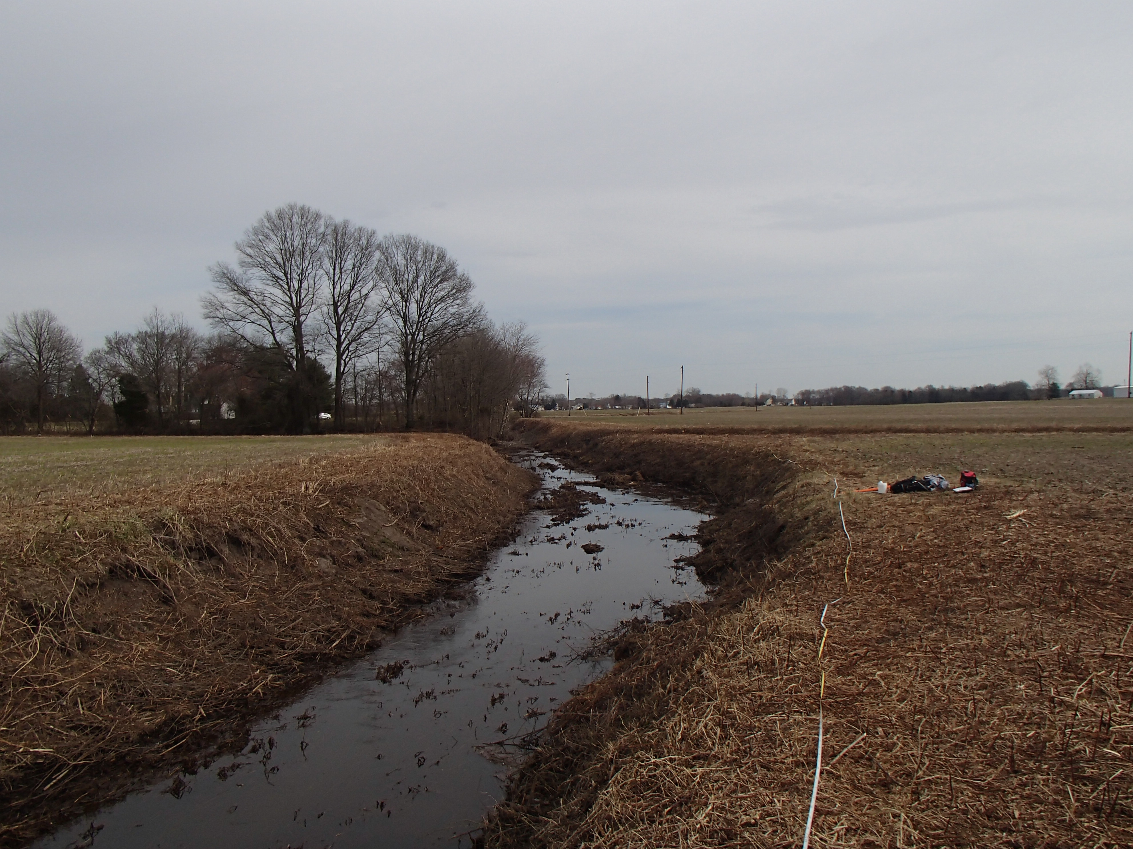 Field photo showing stream conditions at site UPCK-108-R-2016_midpoint looking downstream